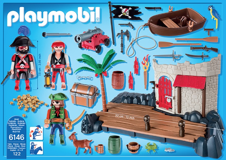 Image du produit Playmobil SuperSet Forteresse des pirates (6146)