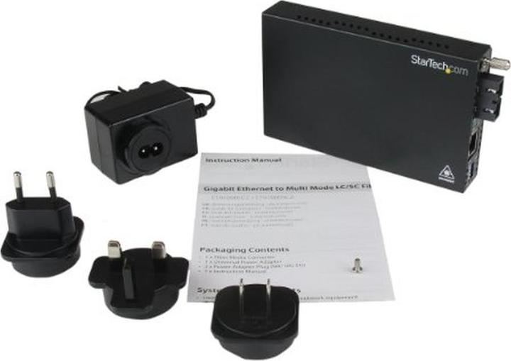 Produktbild StarTech Gigabit Multi Mode Fiber Media Converter