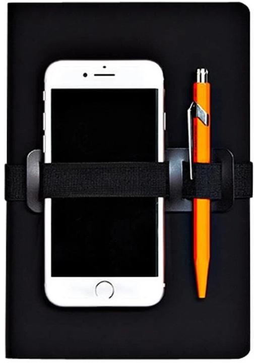 Actual product image Nuuna Voyager M, black (20 x 13.5 cm, Dotted, Soft cover)