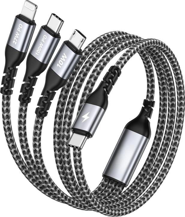 Actual product image Alopini 3in1 (2 m, USB 2.0, 100 W)