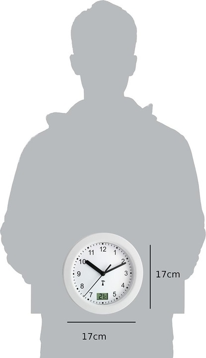 Produktbild TFA Funk-Badezimmeruhr (17 cm)