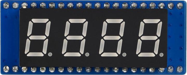 Immagine prodotto WaveShare Modulo display a 4 cifre e 8 segmenti per Raspberry Pi Pico, compatibile SPI