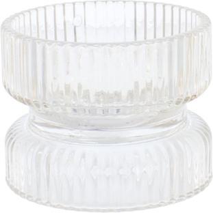 MICA Living Teelichthalter rund - klar - ca. 9 x 7 cm (9 x 7 cm)