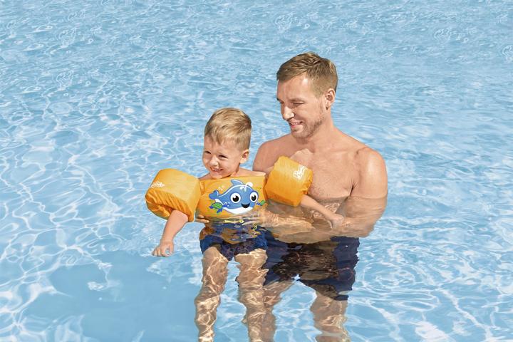 Actual product image Bestway Puddle Jumper® buoyancy aid Little whale with textile cover, 2-6 years