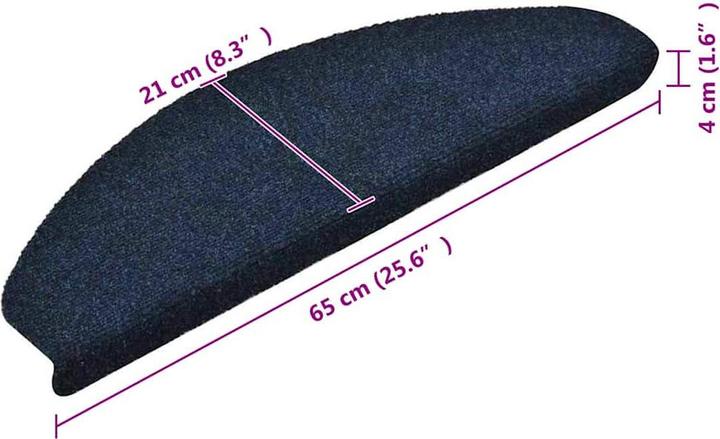 Immagine prodotto vidaXL Treppenmatte (65 x 21 cm)