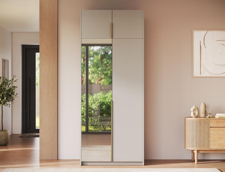 Produktbild ADRK Furniture Alera II mit Aufsatz – Drehtürenschrank (100 x 58 x 250 cm)