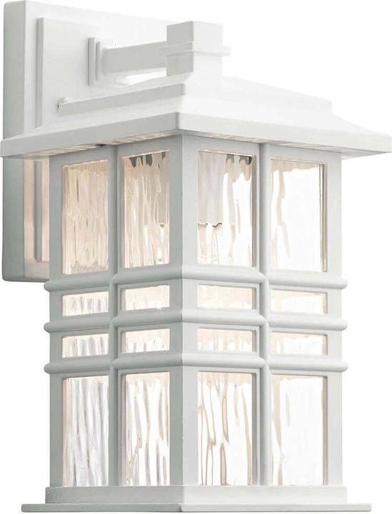Image du produit Elstead Lighting Beacon Square Applique murale extérieure E27 30cm Blanc IP44 Anti-marine (E27, IP44)
