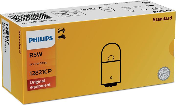 Philips Vision 12821CP Conventional Interior and Signalling (R5W)