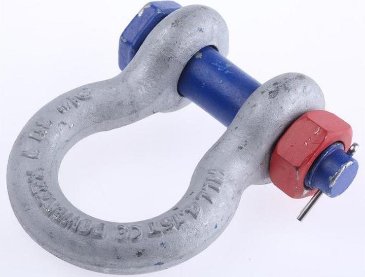 Actual product image RS PRO Galvanised bow shackle w/pin,4.75ton