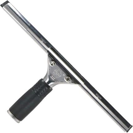 Unger S-Wischer SE25H komplett 25cm hart mit S-Schiene, Reinigungsutensil, Schwarz