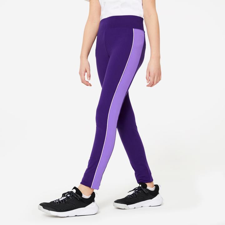 Domyos Leggings a vita alta con tasche - viola