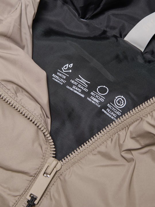 Actual product image Only & Sons Detachable hood Ribbed cuffs Coat Down jacket (M)