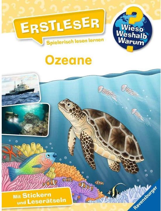 Produktbild Ravensburger Wieso? Weshalb? Warum? Erstleser, Band 8: Ozeane (Deutsch, Carola von Kessel, Ruby Warnecke, 2022)