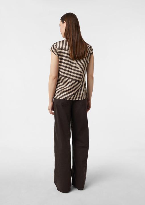 Immagine prodotto Comma Bluse Satinbluse mit Raffung und All-over-Print (46)