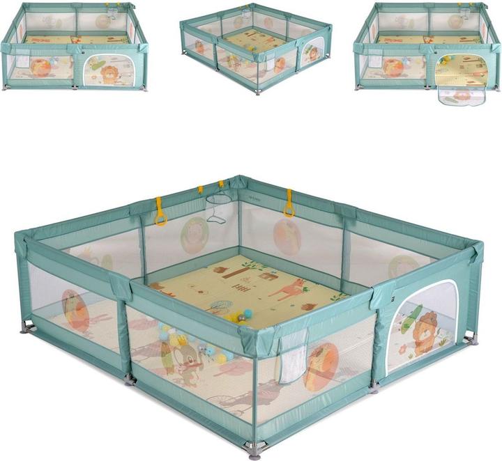 Moni Laufstall GameZone 180 x 200 cm (200 x 180 x 64 cm)