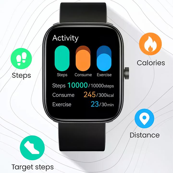 Actual product image Haylou Smart Watch GST Lite Black (45.70 mm)