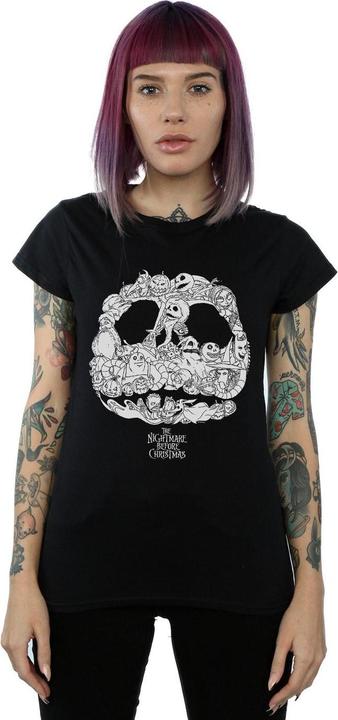 Produktbild Disney Nightmare Before Christmas Jack Skellington JackOLanterns TShirt (M)