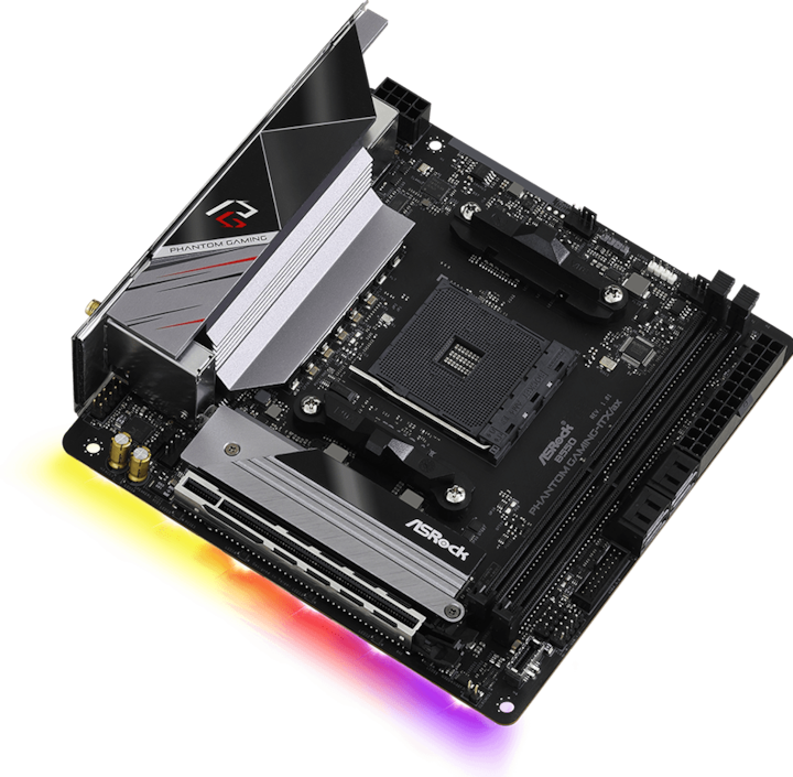 Produktbild AsRock B550 Phantom Gaming ITX (AM4, AMD B550, Mini-ITX)