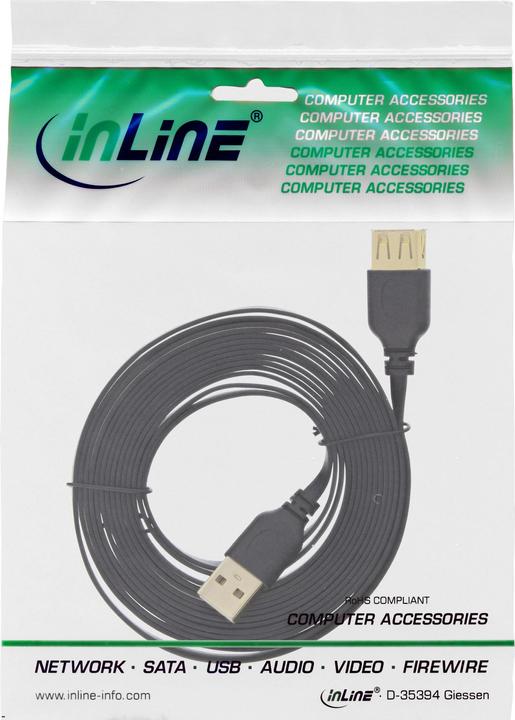 Produktbild InLine USB A — USB A (5 m, USB 2.0)