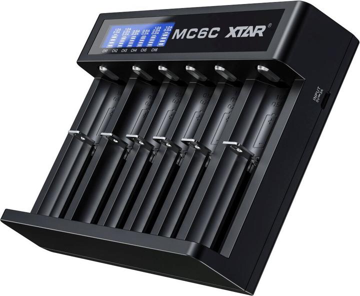 Productafbeelding Xtar 18650 MC6C Batterieladegerät (Lader zonder batterij)