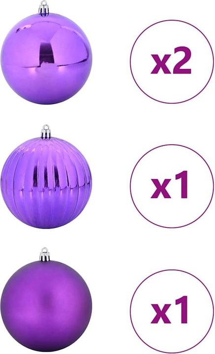 Produktbild vidaXL Weihnachtskugeln (4x)