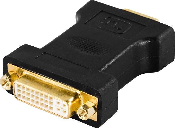 Produktbild Deltaco DVI-6 Kabeladapter VGA Schwarz (DVI, VGA)
