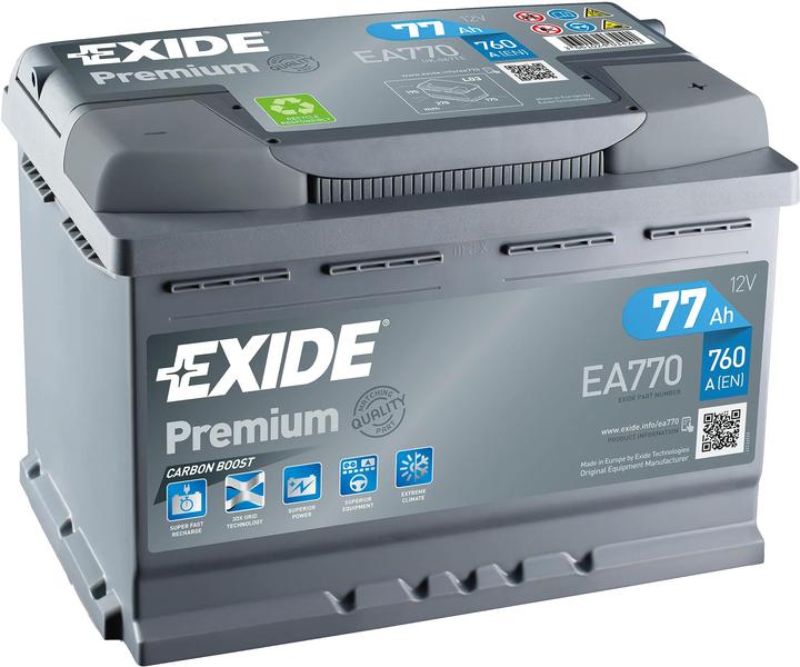 Immagine prodotto Exide Premium Carbon Boost EA770 (12 V, 77 Ah, 760 A)