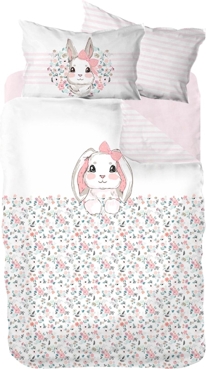 Cotton Box Parure de lit bébé Bunny (100 x 135 cm, 35 x 45 cm, 40 x 60 cm)