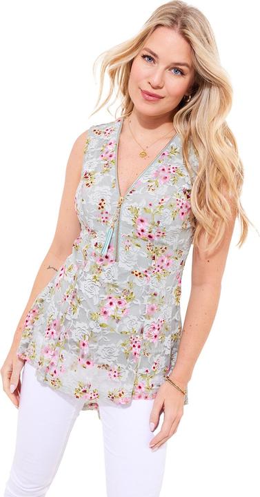 Immagine prodotto Joe Browns Lace Zip Neck Floral Sleeveless Top (38)