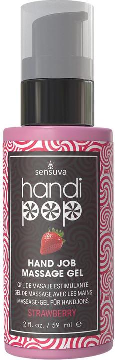 Productafbeelding Sensuva handipop edible massage gel strawberry 59ml (59 ml)