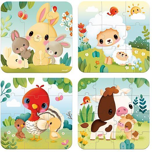 Produktbild Janod Puzzle Bauernhof (16 Teile)