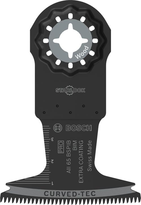 Bosch Professional Zubehör PRO AII 65 BSPIB mes voor multifunctioneel gereedschap, 65 x 40 mm
