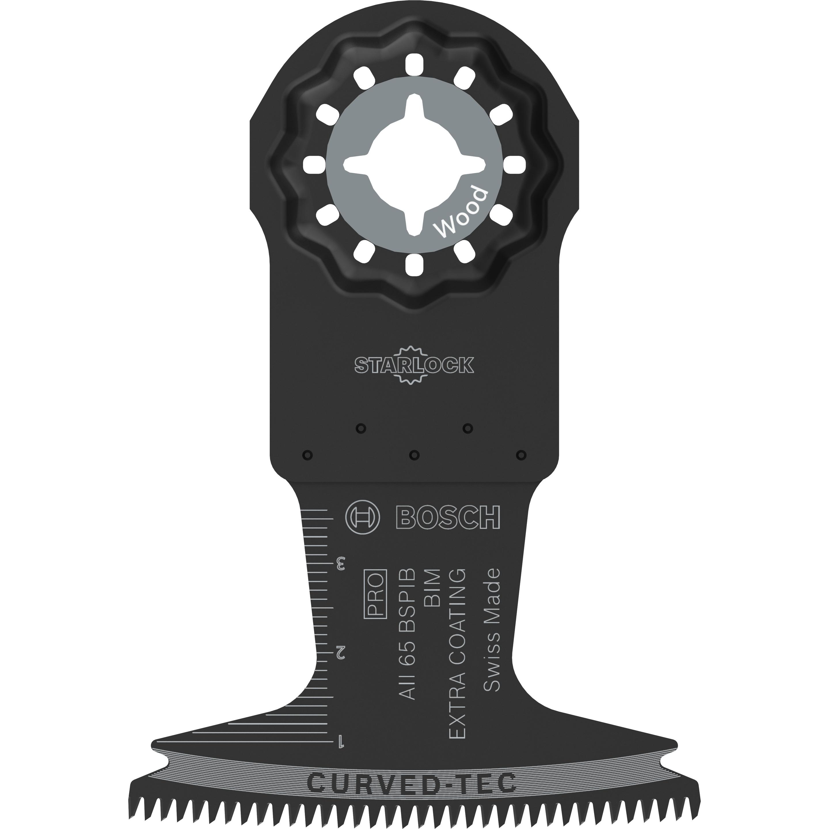 Bosch Professional Zubehör, Sägeblatt, PRO AII 65 BSPIB Blatt für Multifunktionswerkzeuge, 65 x 40 mm