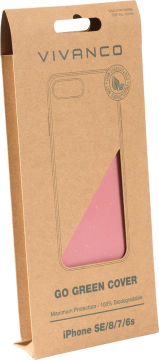 Image du produit Vivanco GoGreen Cover Apple iPhone SE/8/7/6S, Berry (Apple iPhone 8, Apple iPhone 6s, Apple iPhone 7, Apple iPhone SE (2ème génération))