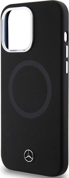 Actual product image Mercedes MEHMP15L23SCMK iPhone 15 Pro 6.1" czarny/black hardcase Silicone Bicolour MagSafe (Apple iPhone 15 Pro)