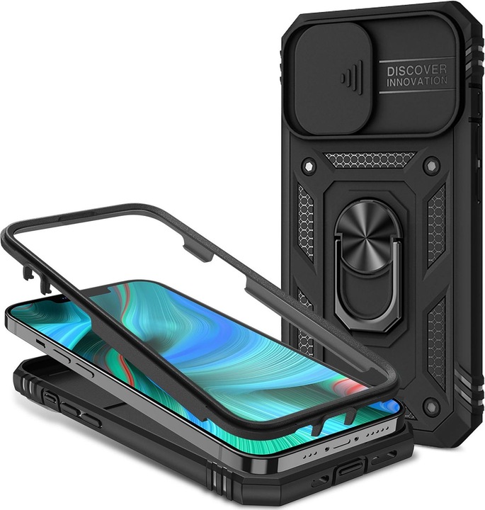 Immagine prodotto Nalia Copertura antiurto dell'anello in stile militare (Apple iPhone 13 Pro)