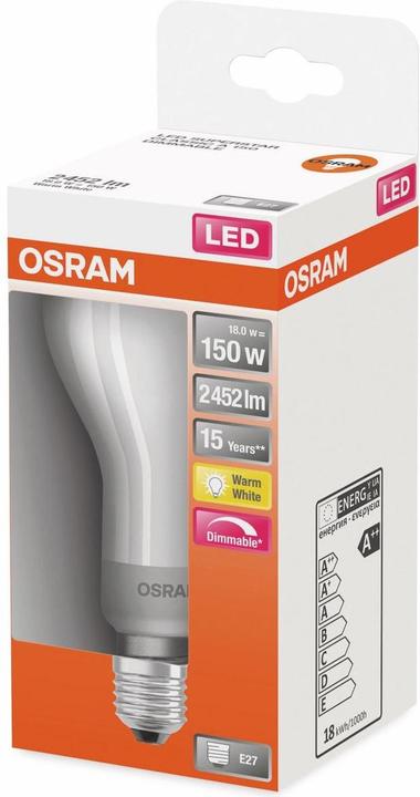 Actual product image Osram Superstar Classic A (E27, 18 W, 2452 lm, 1 x, D)