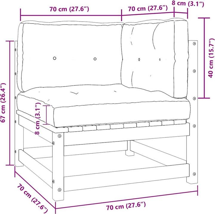 Produktbild vidaXL Everleigh