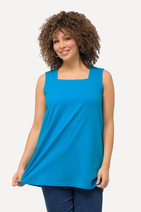 Produktbild Ulla Popken Longtop, Classic Fit, Carré-Ausschnitt, ärmellos (60)