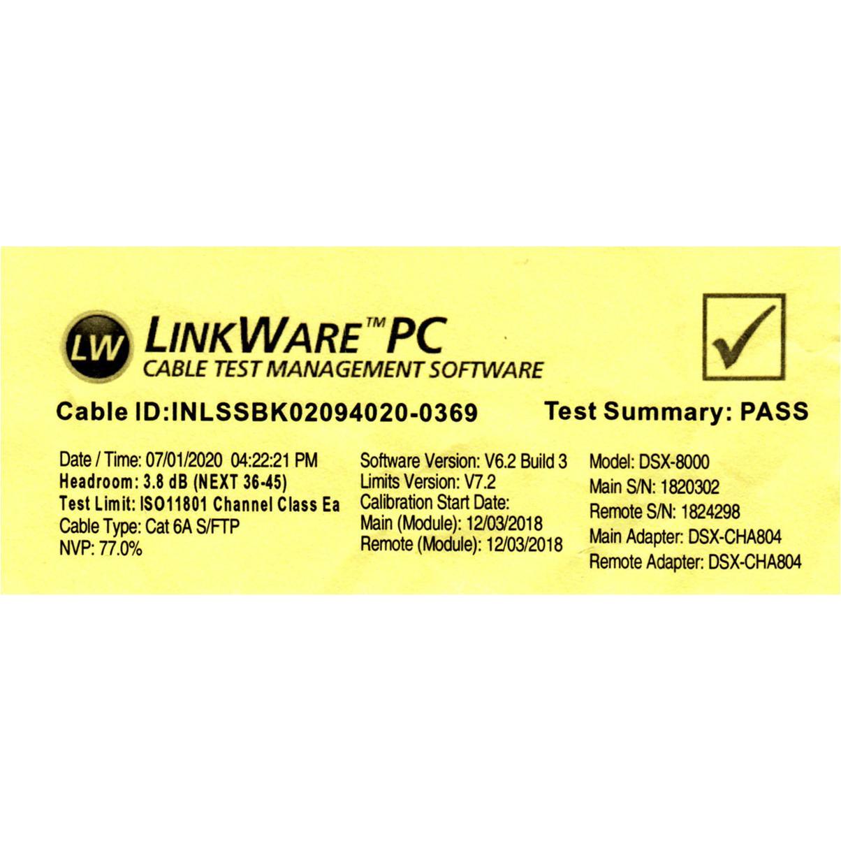 Thumbnail - InLine Patchkabel (S/FTP, CAT6a, 0.30 m), Netzwerkkabel