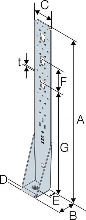 Produktbild Simpson Sst Zuganker HTT22E (1 Stk.)