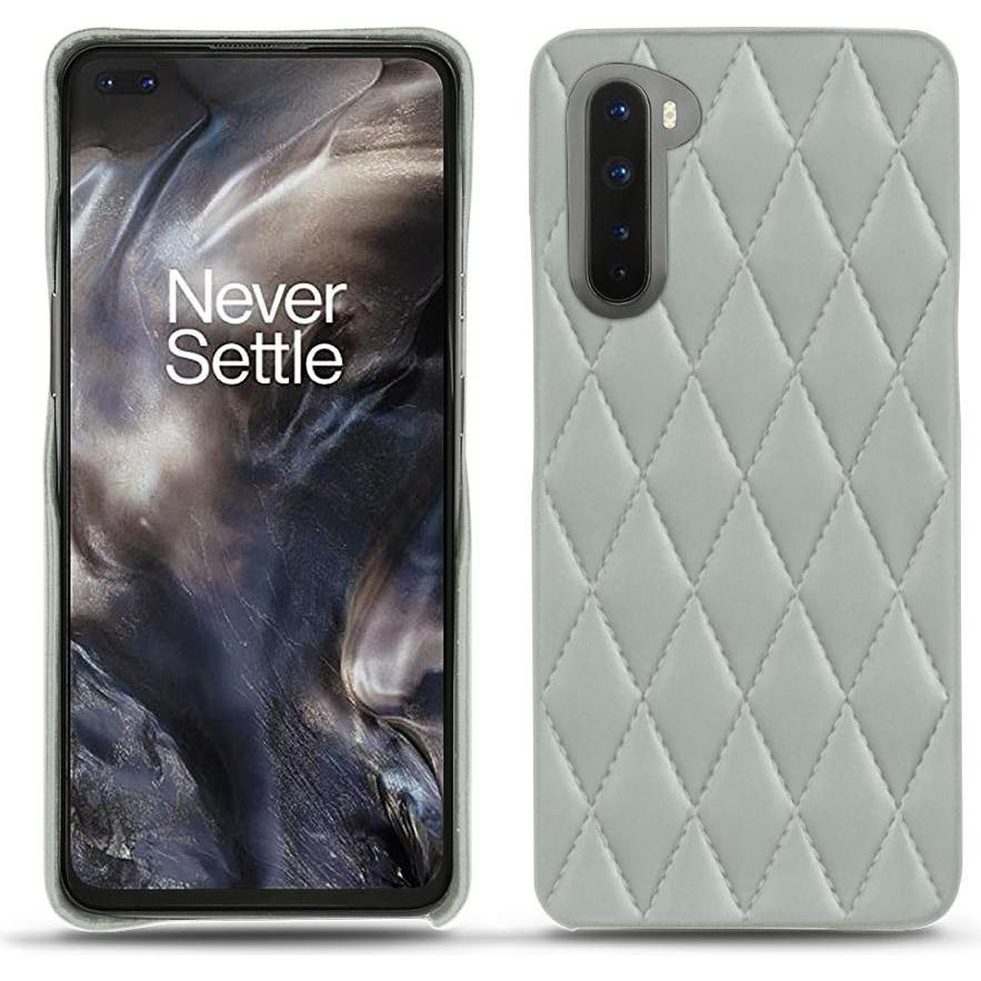 Thumbnail - Noreve Lederschutzhülle (OnePlus Nord), Smartphone Hülle, Grau