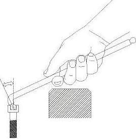 Actual product image Gedore 42 DKEL 2.5 Hex key L-wrenches XL Double ballpoint hexagon socket 2.5 mm