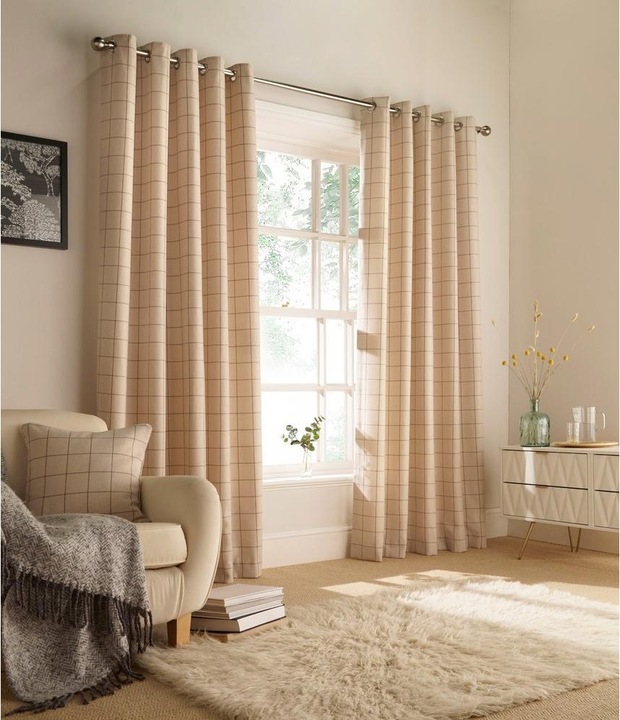 Actual product image Furn Eyelet curtains Ellis (117 x 183 cm)