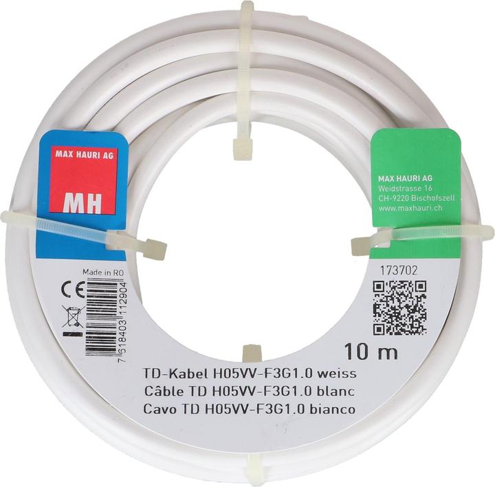 Produktbild Max Hauri TD-Kabel H05VV-F3G1.0 (10 m)