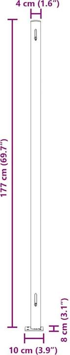 Image du produit vidaXL Seitenmarkise (6 m)