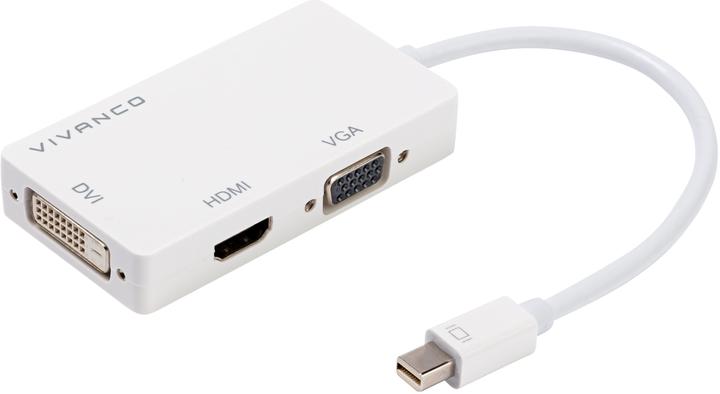 Vivanco Adapter Mini DisplayPort - HDMI, DVI, VGA (Mini DP, 10 cm)