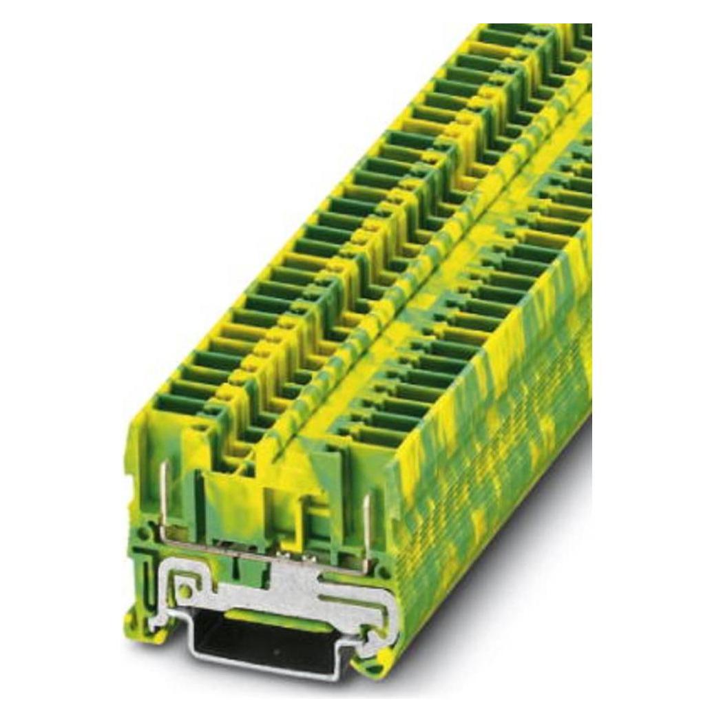 Phoenix Contact Giallo/Verde Morsetto Per Il Conduttore Di Terra St 2.5/2P-Pe - 50 Pz., Cavo + Spina Elettrica,