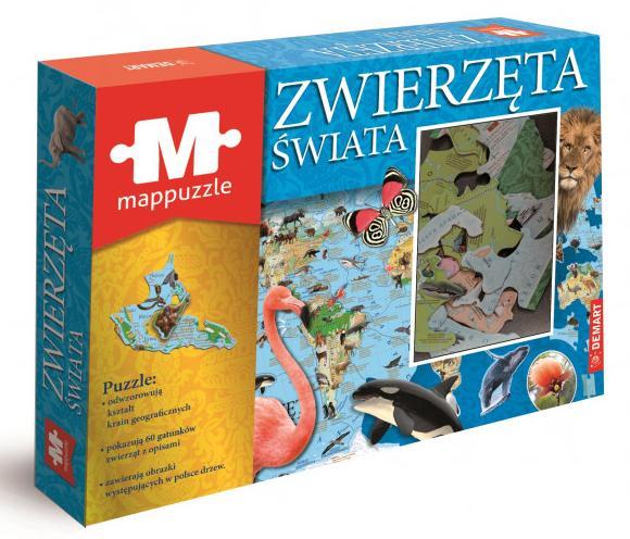 Demar Mappuzzle - Tiere der Welt