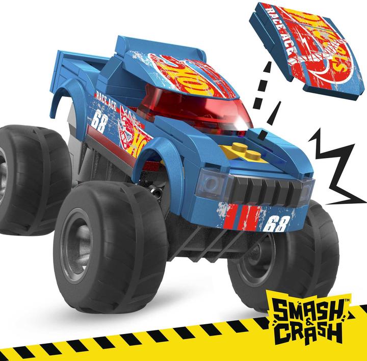 Image du produit Mega Monster Truck Race Ace Chocs et Fracas Hot Wheels®